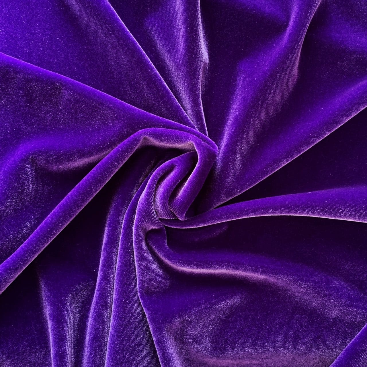 Purple Stretch Velvet Fabric by the Yard _ 4 Way Stretch Spandex