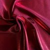 Metallic Foil Lycra Burgundy Floral Print Fabric 58 wide By The Yard  200gsm - The BraMakery
