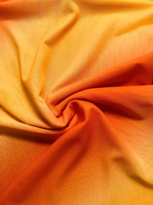 Ombre Mesh -  Yellow / Orange