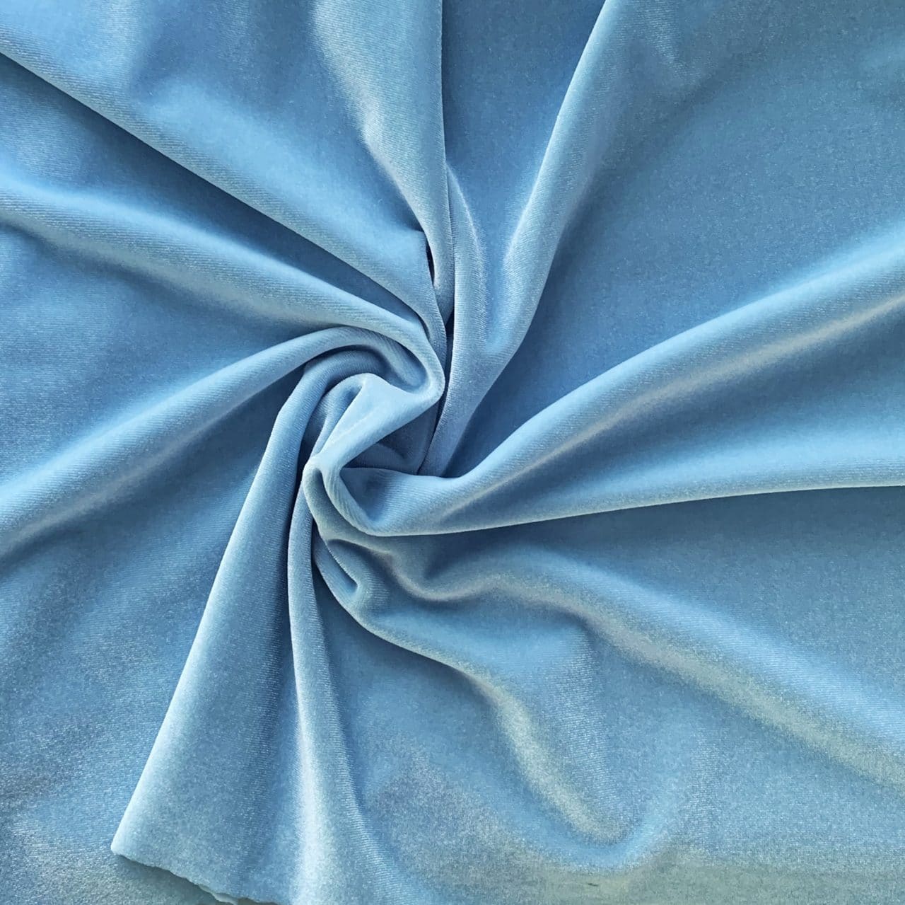 Royal Blue Stretch Velvet Fabric - Fabric by the Yard