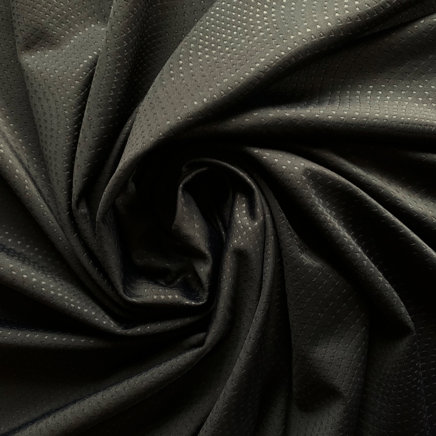 Black Spandex Bolt Fabric