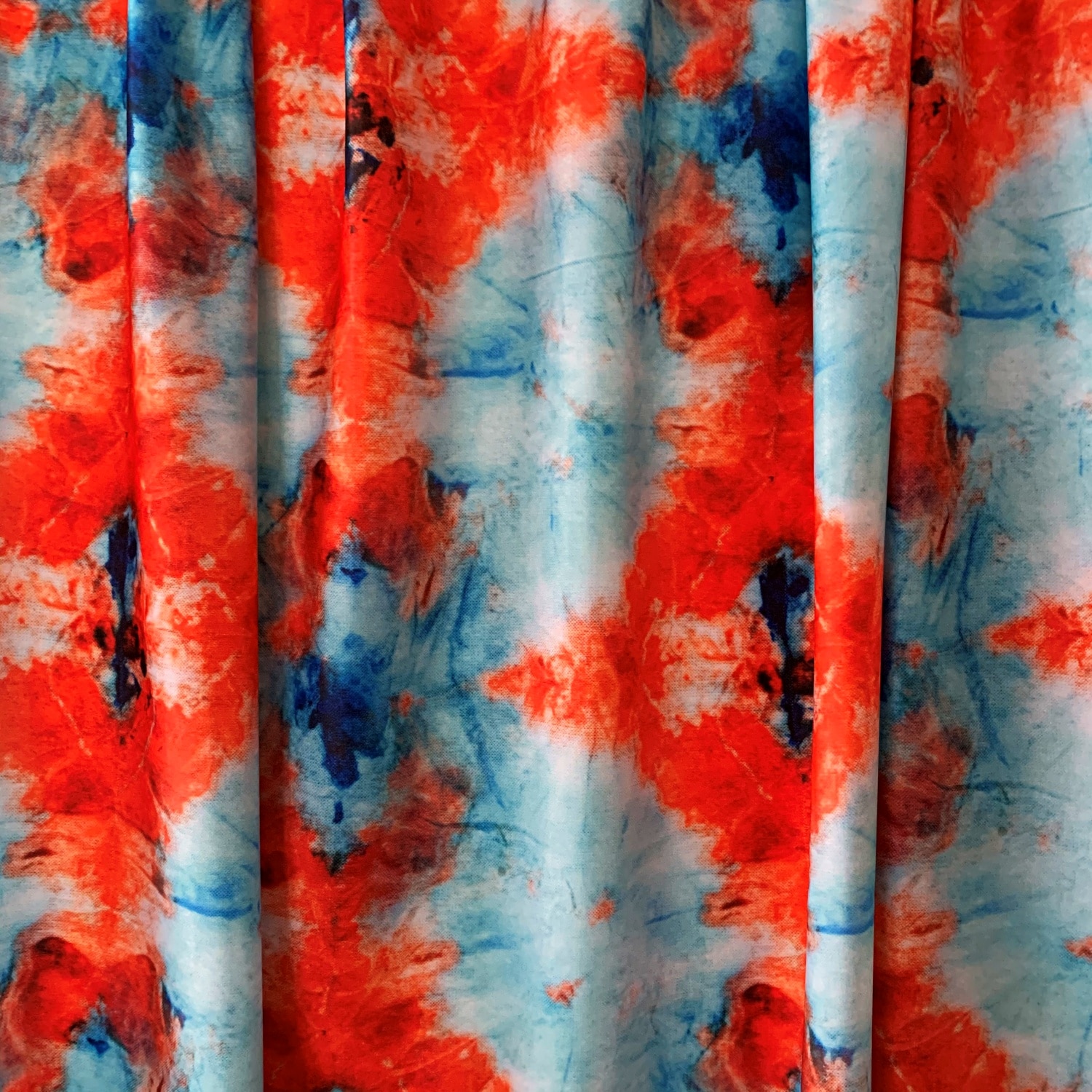 Blue Tie-dye Fabric Fabric, Wallpaper and Home Decor