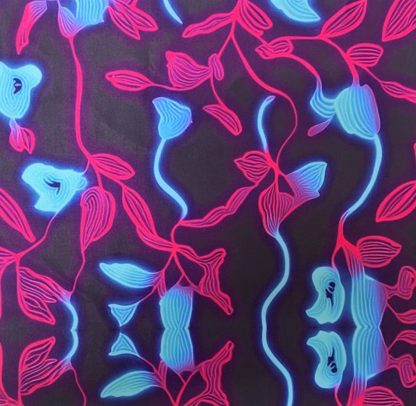 Neon Vines Print