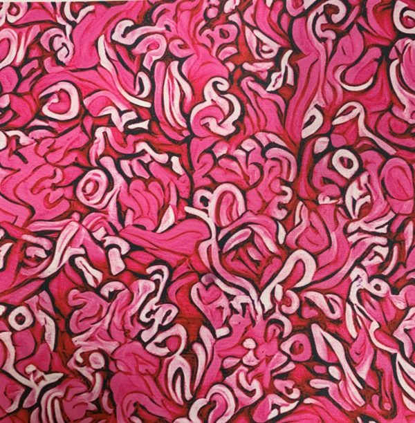 Coral Waves Pink Print
