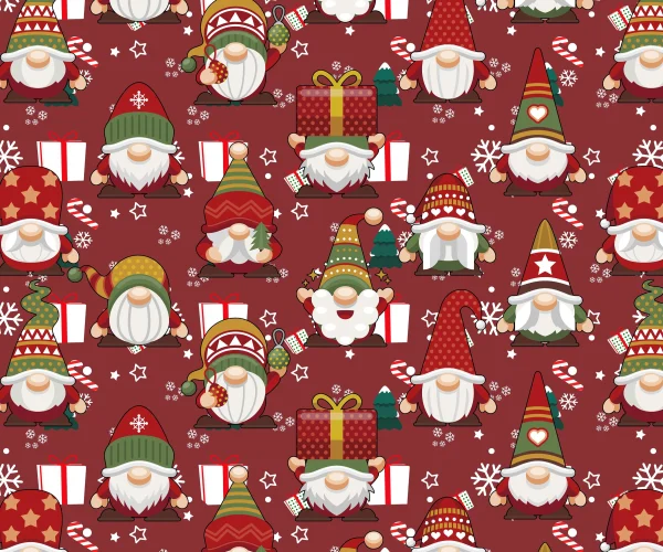Holiday Gnomes Print