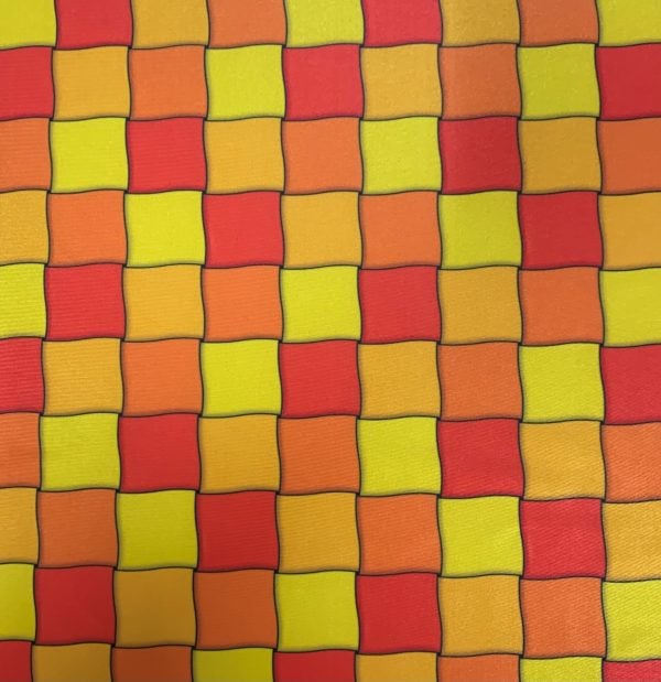 Weave Red Print