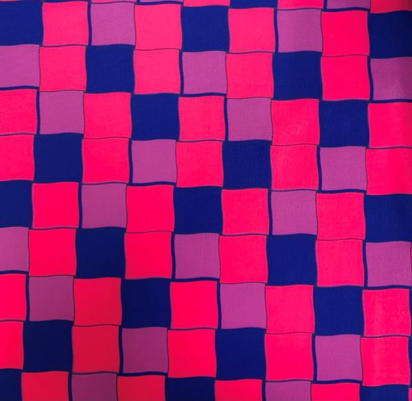 Weave Pink Print